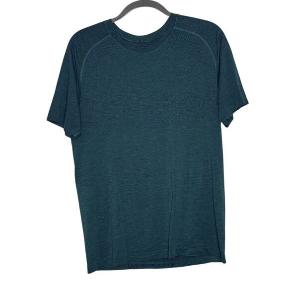lululemon athletica Other - Lululemon Metal Vent Tech Short Sleeve Shirt Heathered Dark Green Size Medium